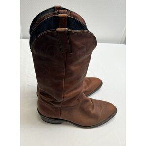 Durango Brown Pull On Men's Pointed Toe Distressed Soft Leather 10M 🤠